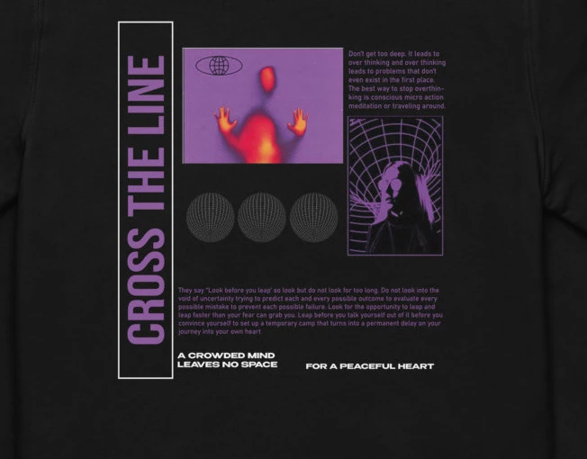 Overthinking Kills Hoodie Design