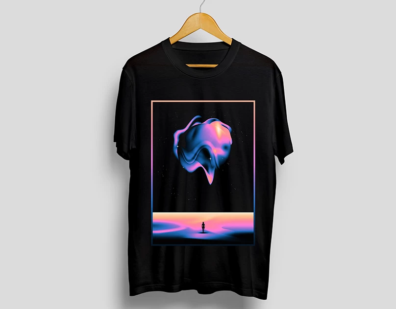 Melted World T-Shirt Design