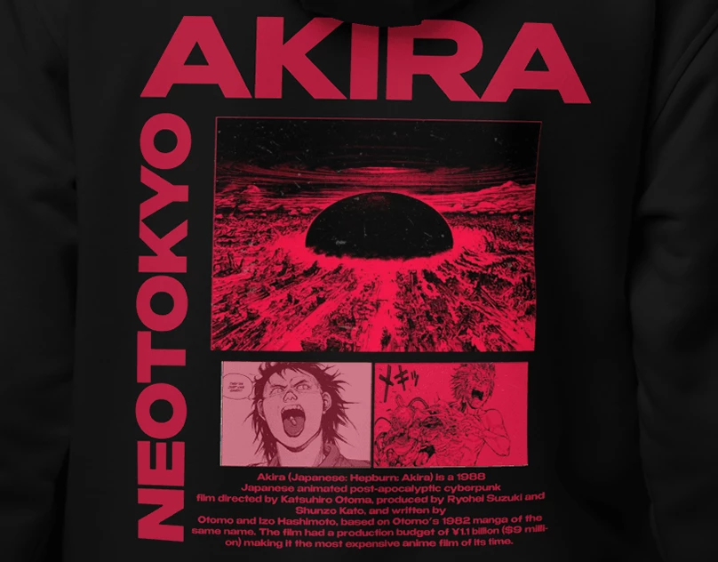 Akira Anime T-Shirt Design