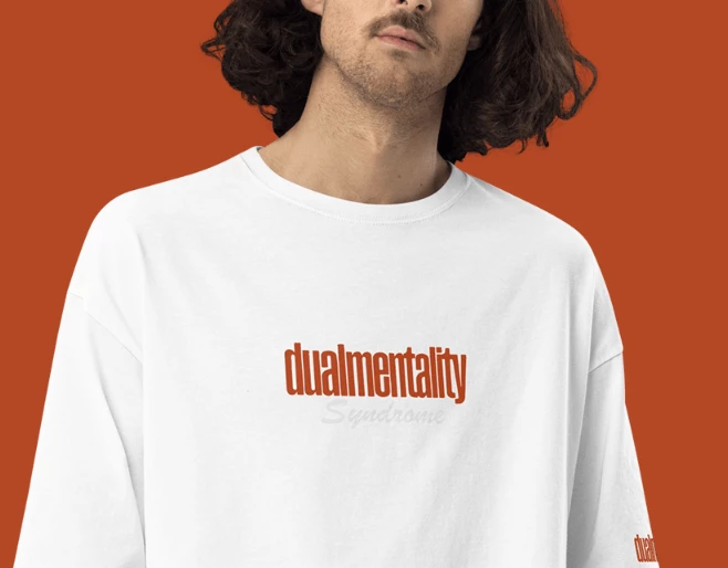 ''dualmentality'' T-shirt Design