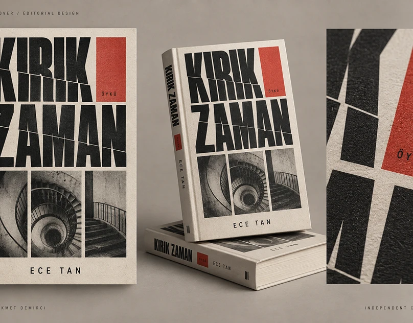 Kırık Zaman — Book Cover & Typography