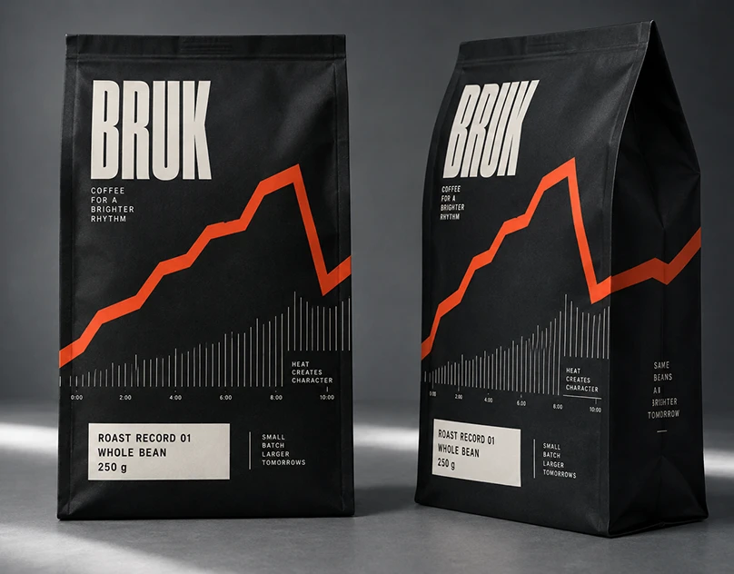 BRUK — Roast Record | Coffee Packaging