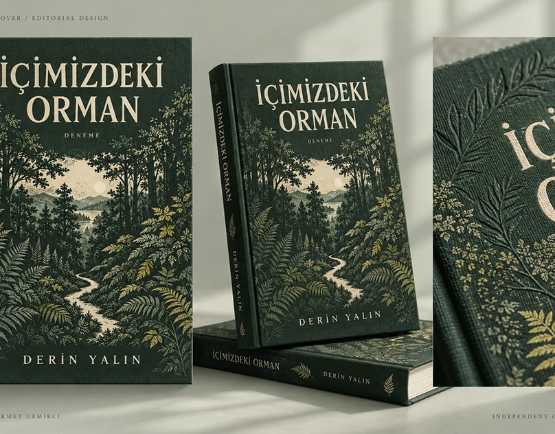 İçimizdeki Orman — Botanical Book Cover Design
