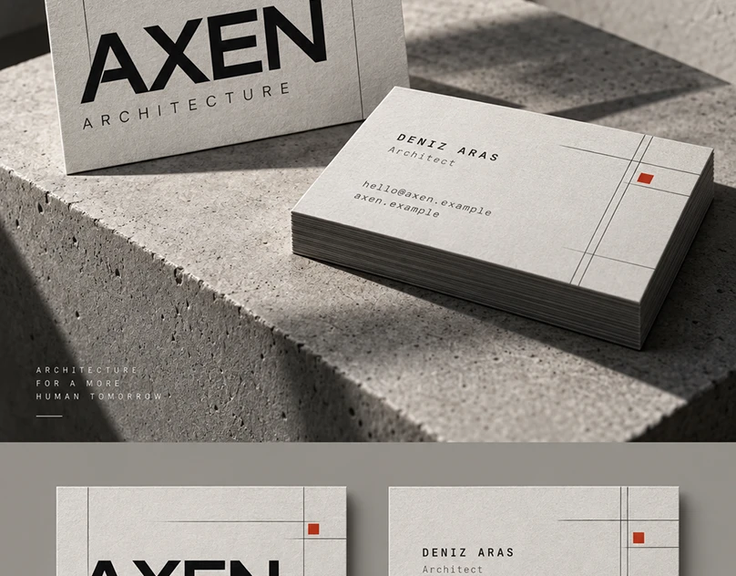 AXEN — Architecture Business Card Design