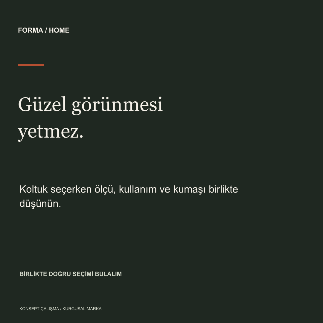 Koltuk seçimi rehberi tasarımı