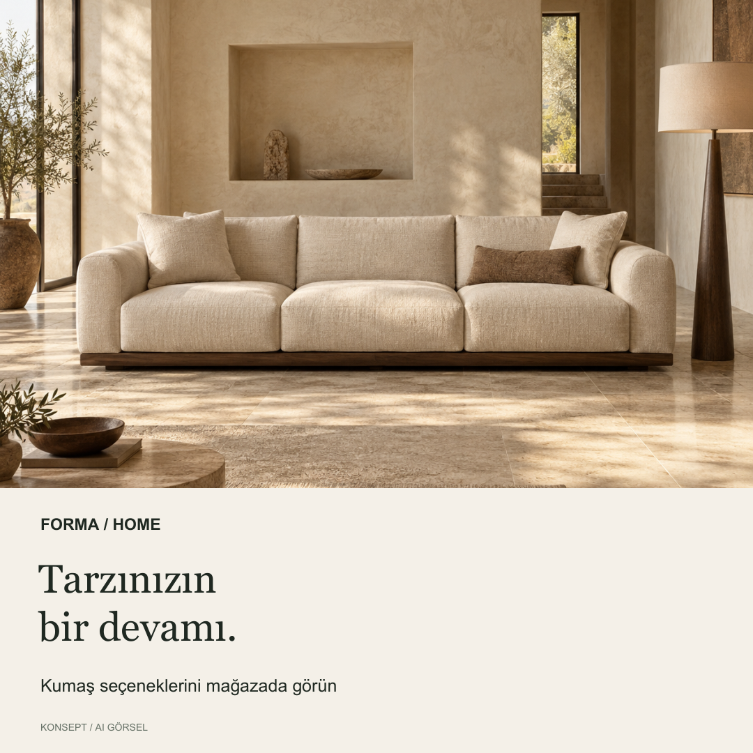 Koltuk ve kumaş seçimi tasarımı