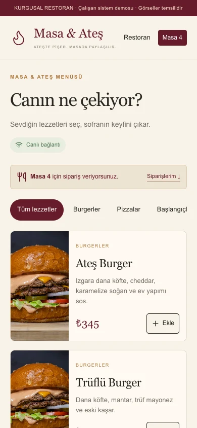 QR MENÜ
